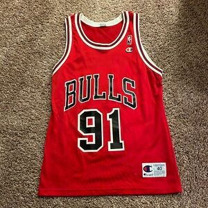 Dennis Rodman Champion jersey 91 size 40